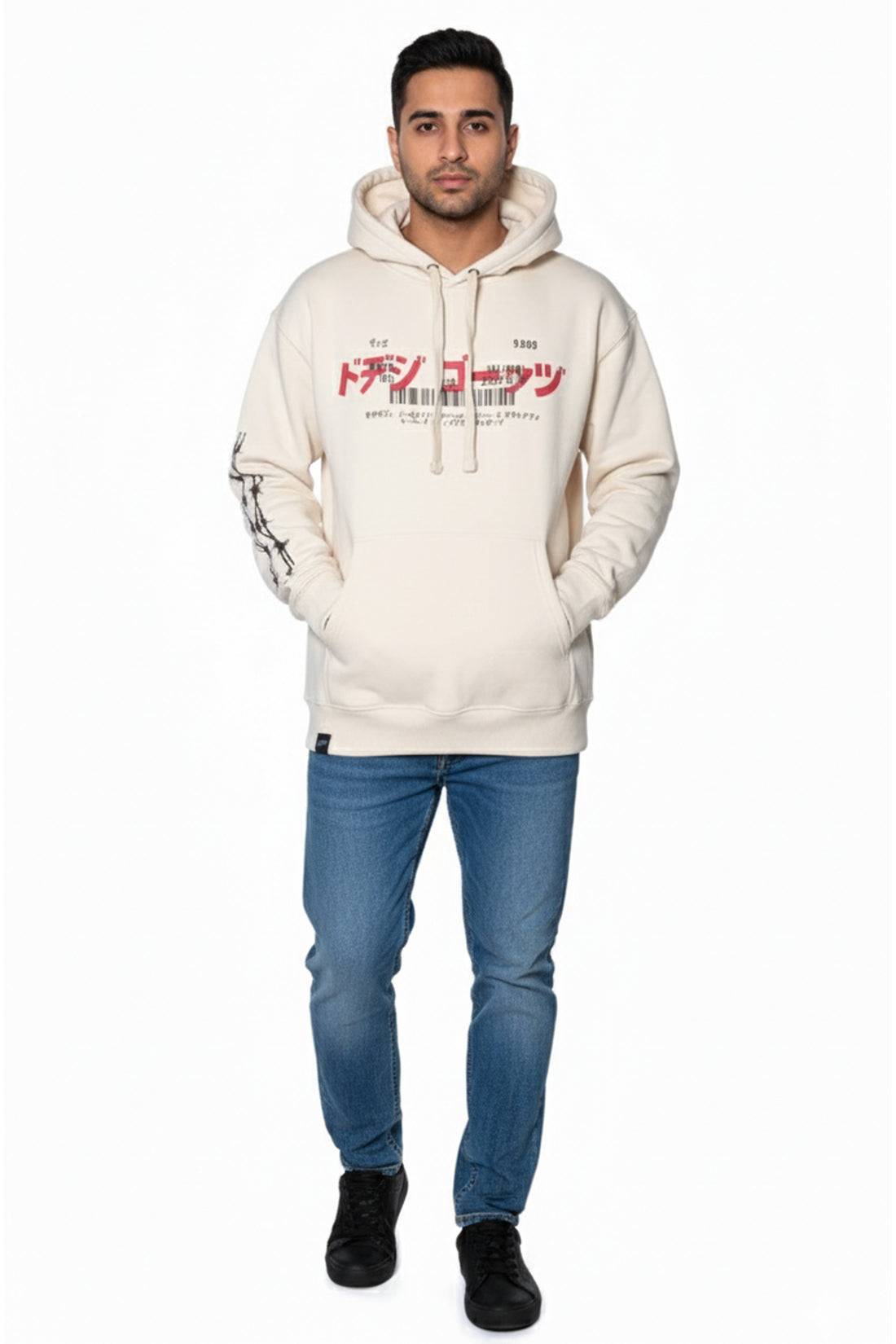 Pull & Bear Japanese Unisex Graphic Hoodie